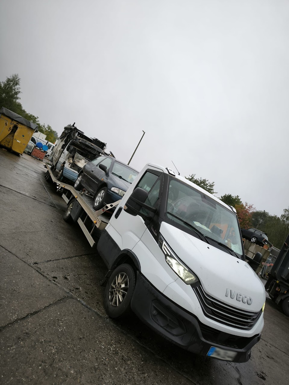 Abgemeldetes Auto wird abgeholt